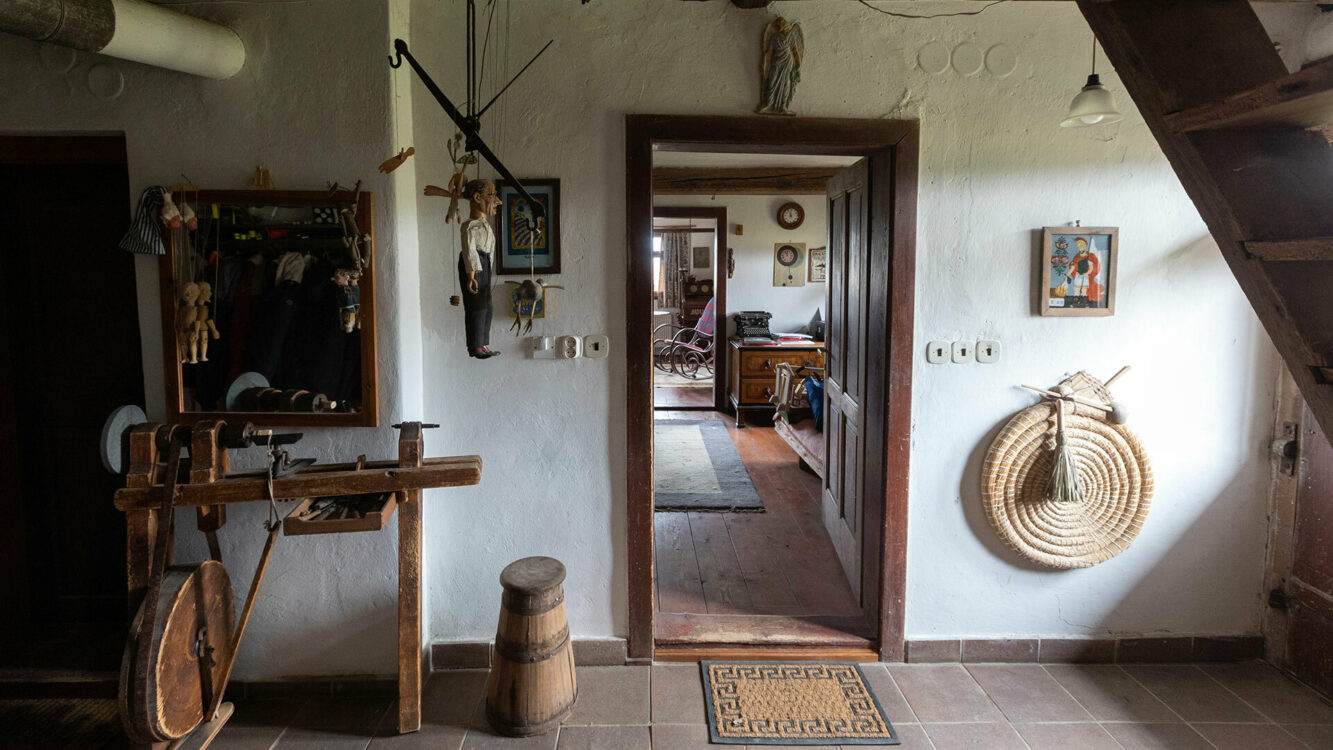 Einblick in das Wohnhaus von Renata und Martin Lhotak